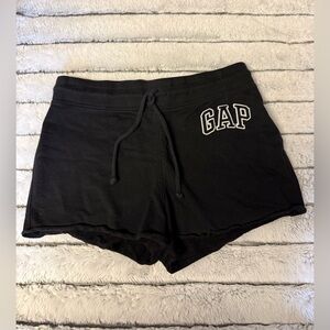 GAP Black Women's Athletic Lounge Shorts with Drawstring Waist